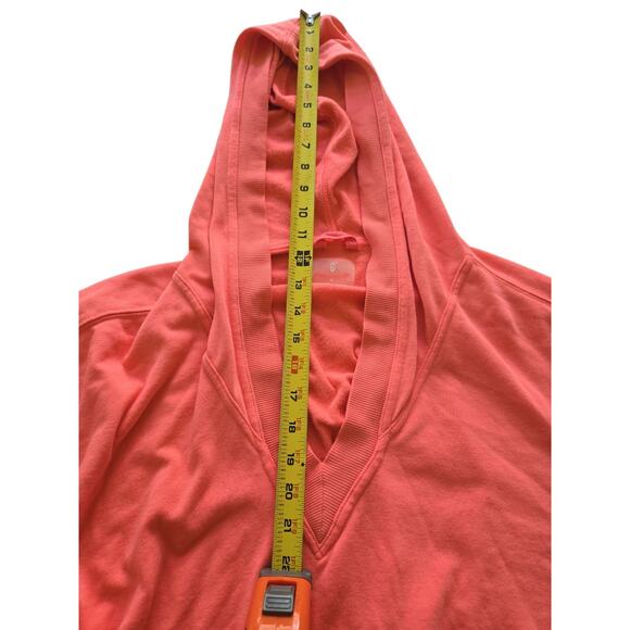 Free People Movement Womens Grand Slam V-Neck Cropped Hoodie Hot Pink Medium - Picture 8 of 13
